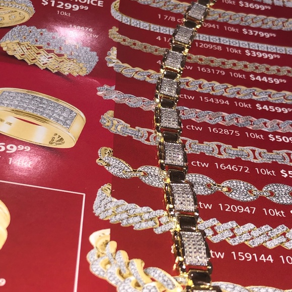 Real Diamond Mens 1.89ct natural genuine bracelet! - Picture 5 of 9